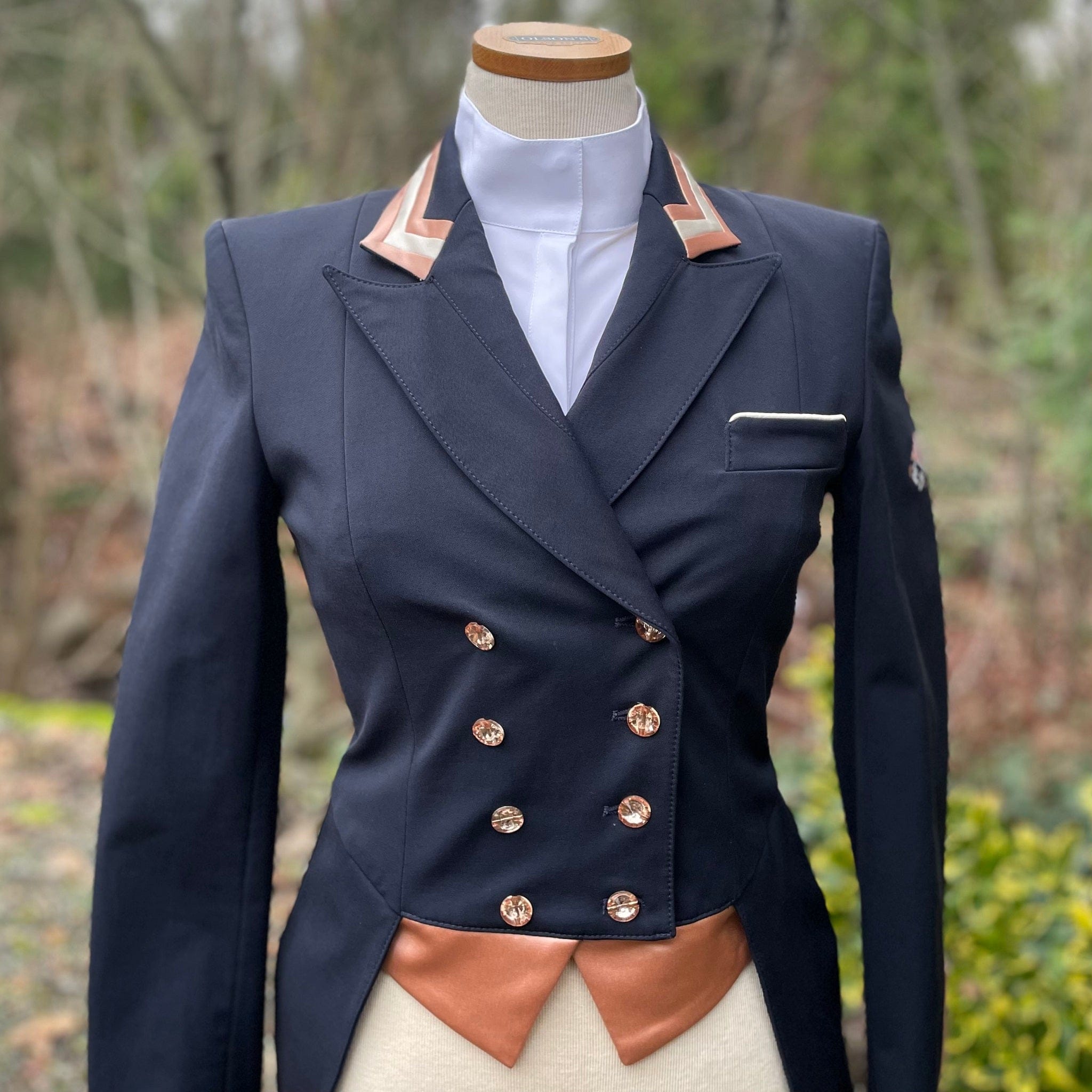 Flying Changes Isabell Shadbelly - Navy & Peach