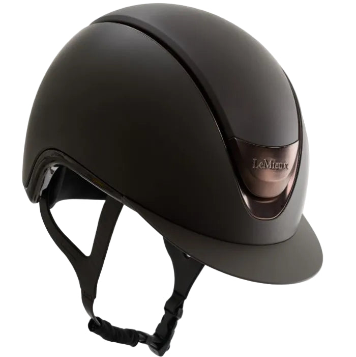 Lemieux Competition Helmet Verv in Matte Brown.