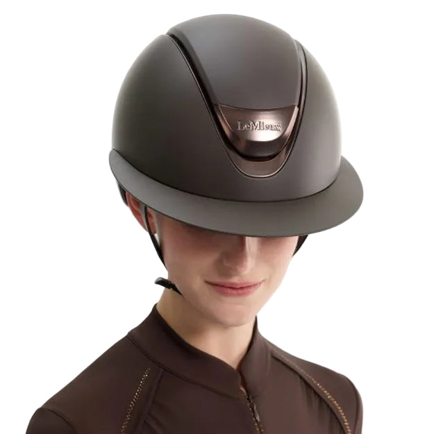 Lemieux Verv Competiton Helmet in Matte Brown.