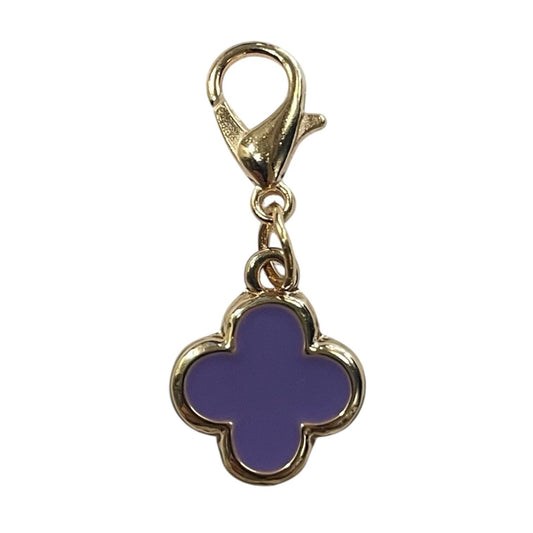 Dubois Cheval Braid Charm - Purple Clover