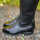 DeNiro Dress Boot S3601 - Black WRAT with Rondine Patent