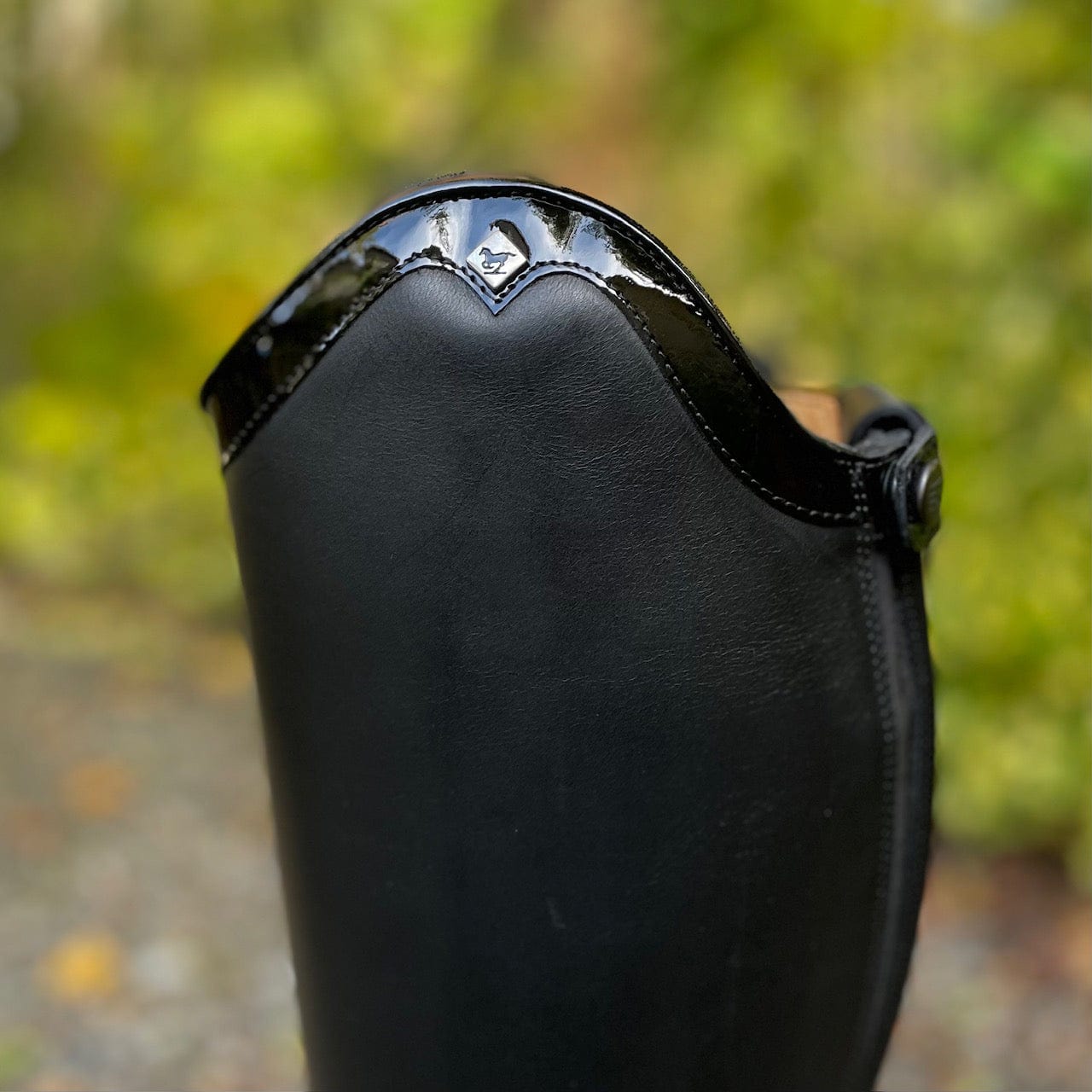 DeNiro Dress Boot S3601 - Black WRAT with Rondine Patent