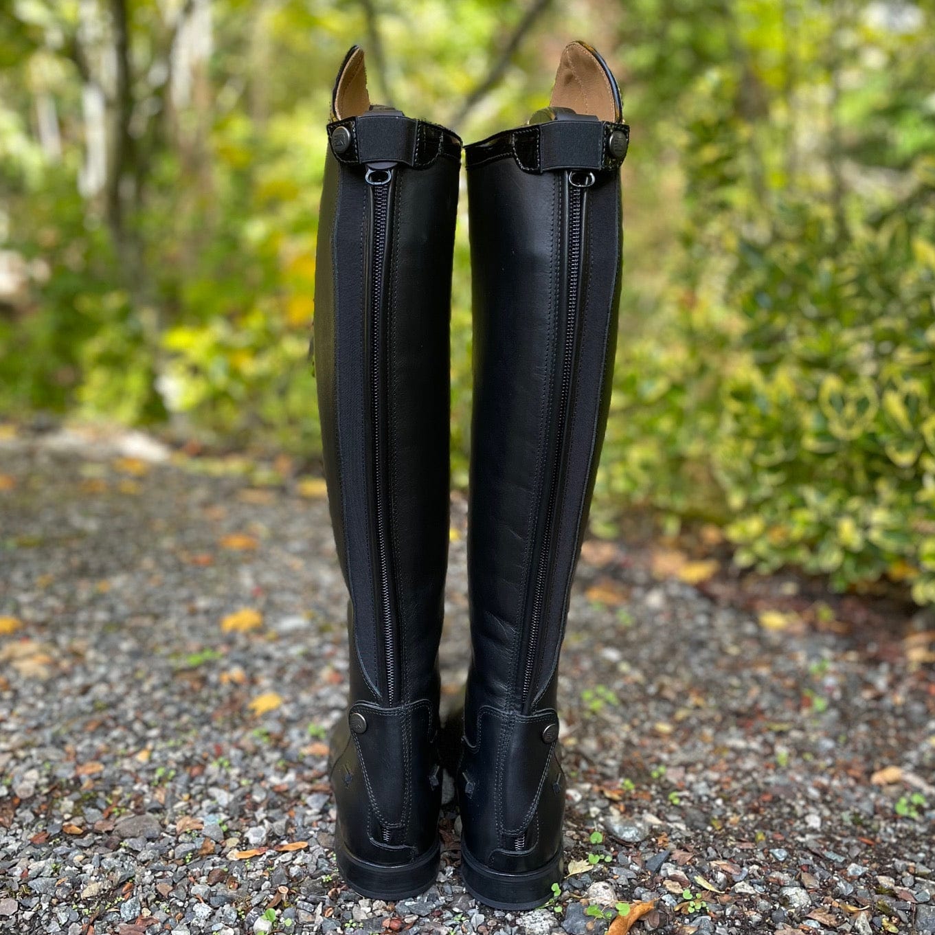 DeNiro Dress Boot S3601 - Black WRAT with Rondine Patent