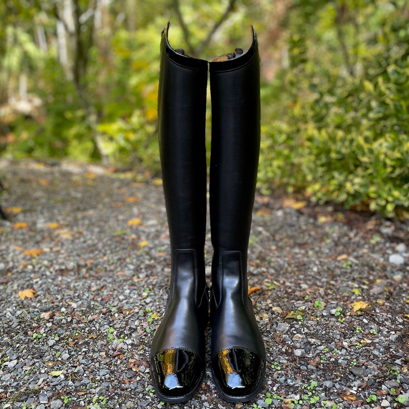 DeNiro Dress Boot S3601 - Black WRAT with Rondine Patent