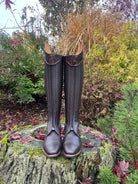 Custom DeNiro Vasari Dressage Boot - Caffe Brown with Greta Brown Buckle
