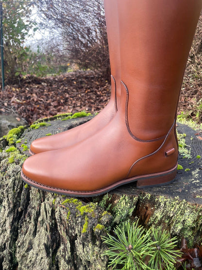 Custom DeNiro Volta Dressage Boot - Oxford Vintage with Lucidi Moka Rondine