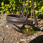 Otto Schumacher Demo Munchen Feel Good Roundstyled Snaffle Bridle - Chocolate Leather with Halo Brow