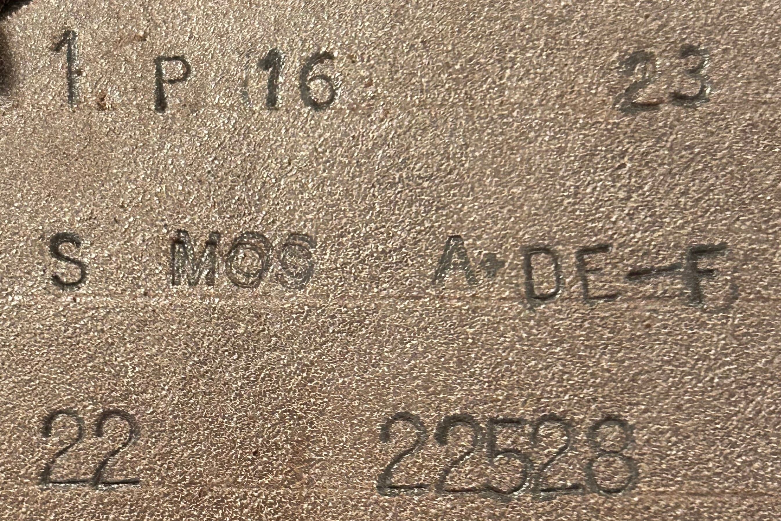 16" Butet Premium, "P" Flat Seat, 1 Flap, 2022 Demo Saddle