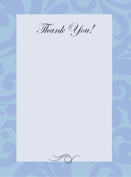 Thank You Card - Horse, Dee Bit & Ribbon