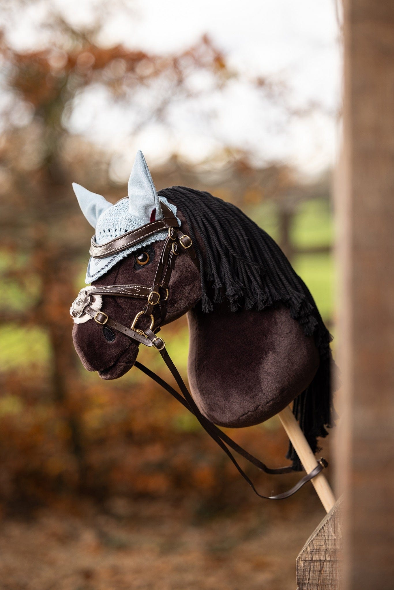 LeMieux Hobby Horse Fly Bonnet - Glacier