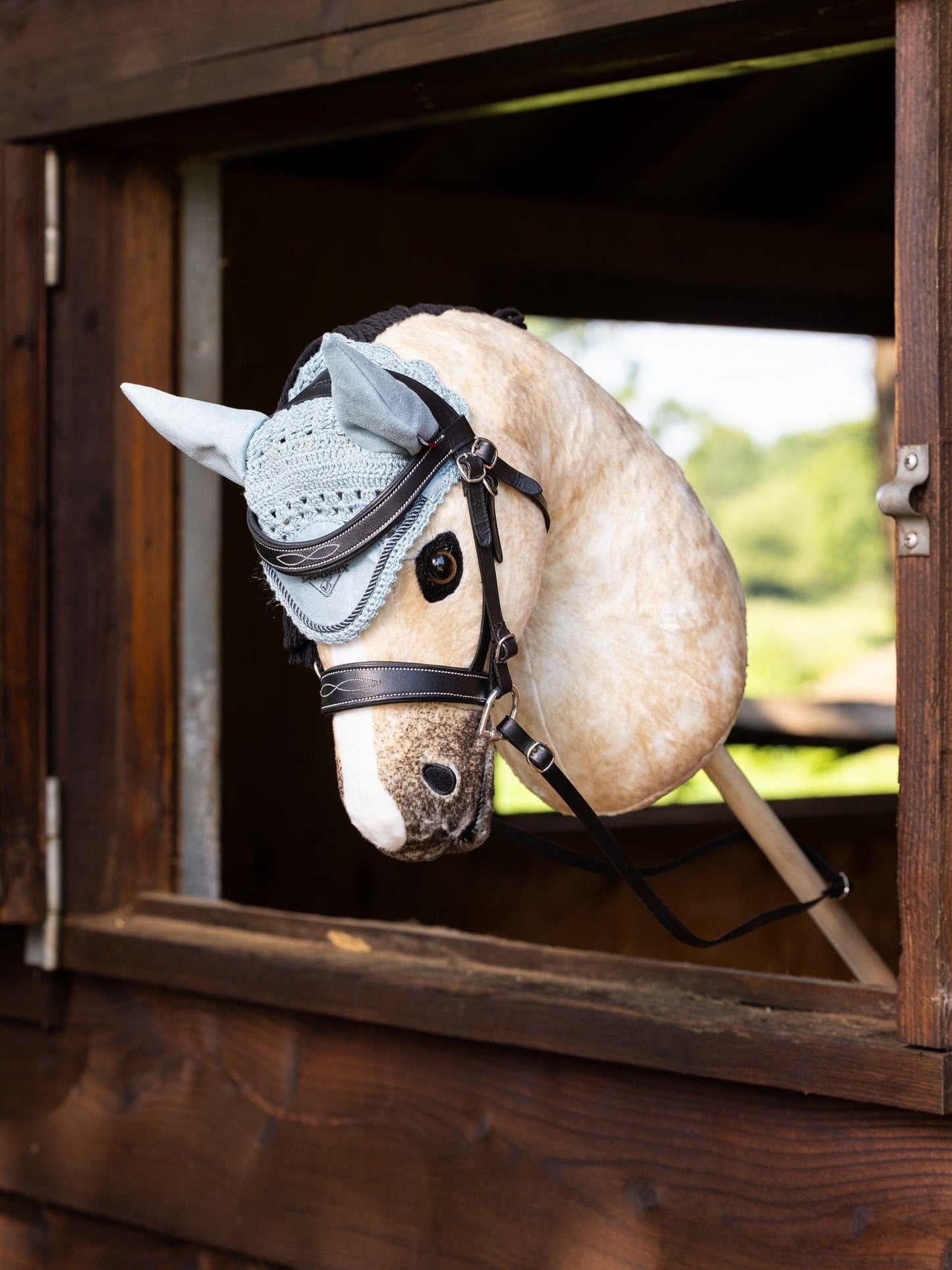 LeMieux Hobby Horse Fly Bonnet - Glacier