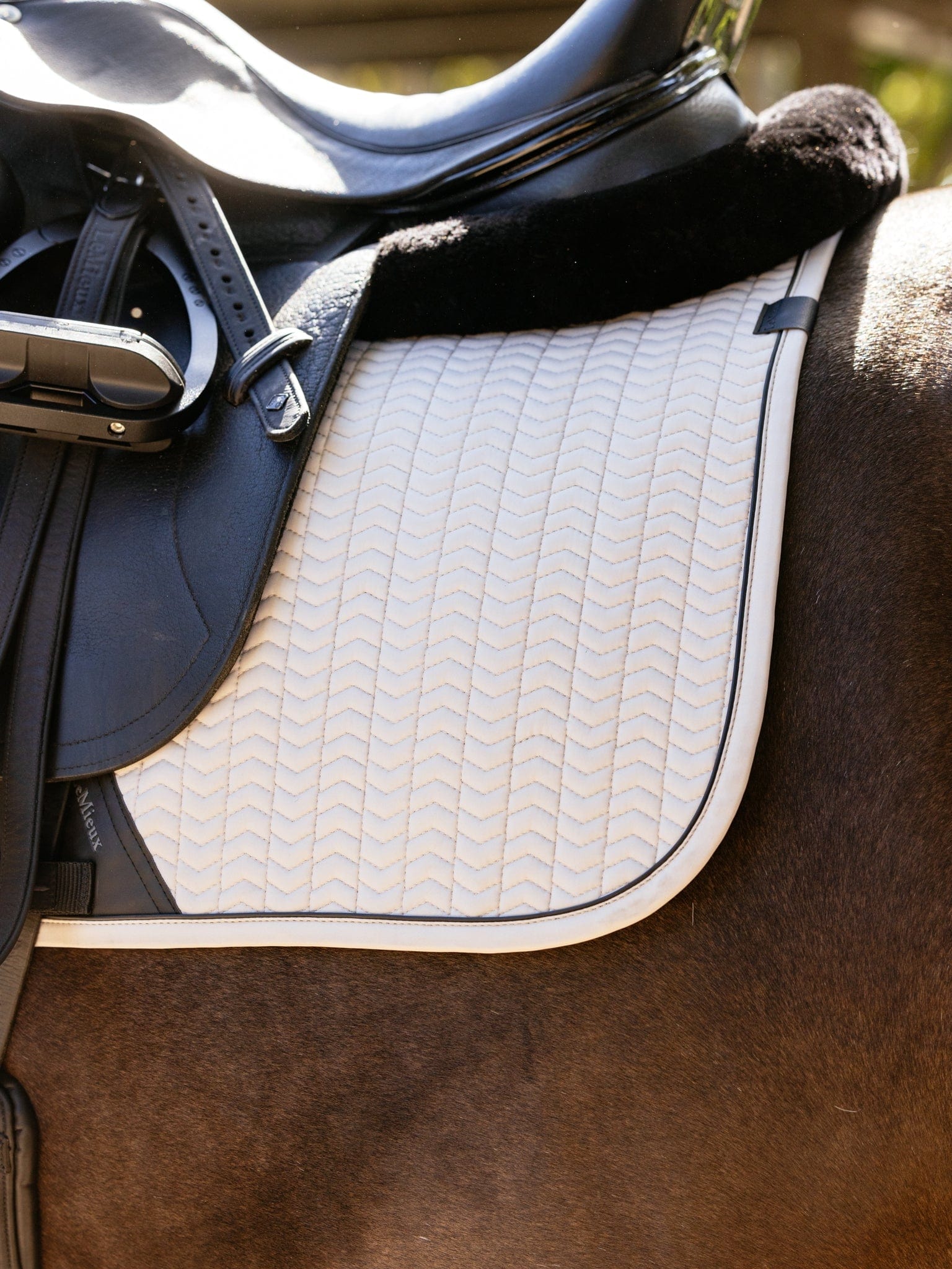 LeMieux Finesse Dressage Pad - Stone