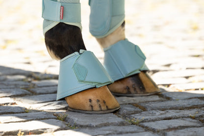 LeMieux Arika Wrap Bell Boots - Aqua