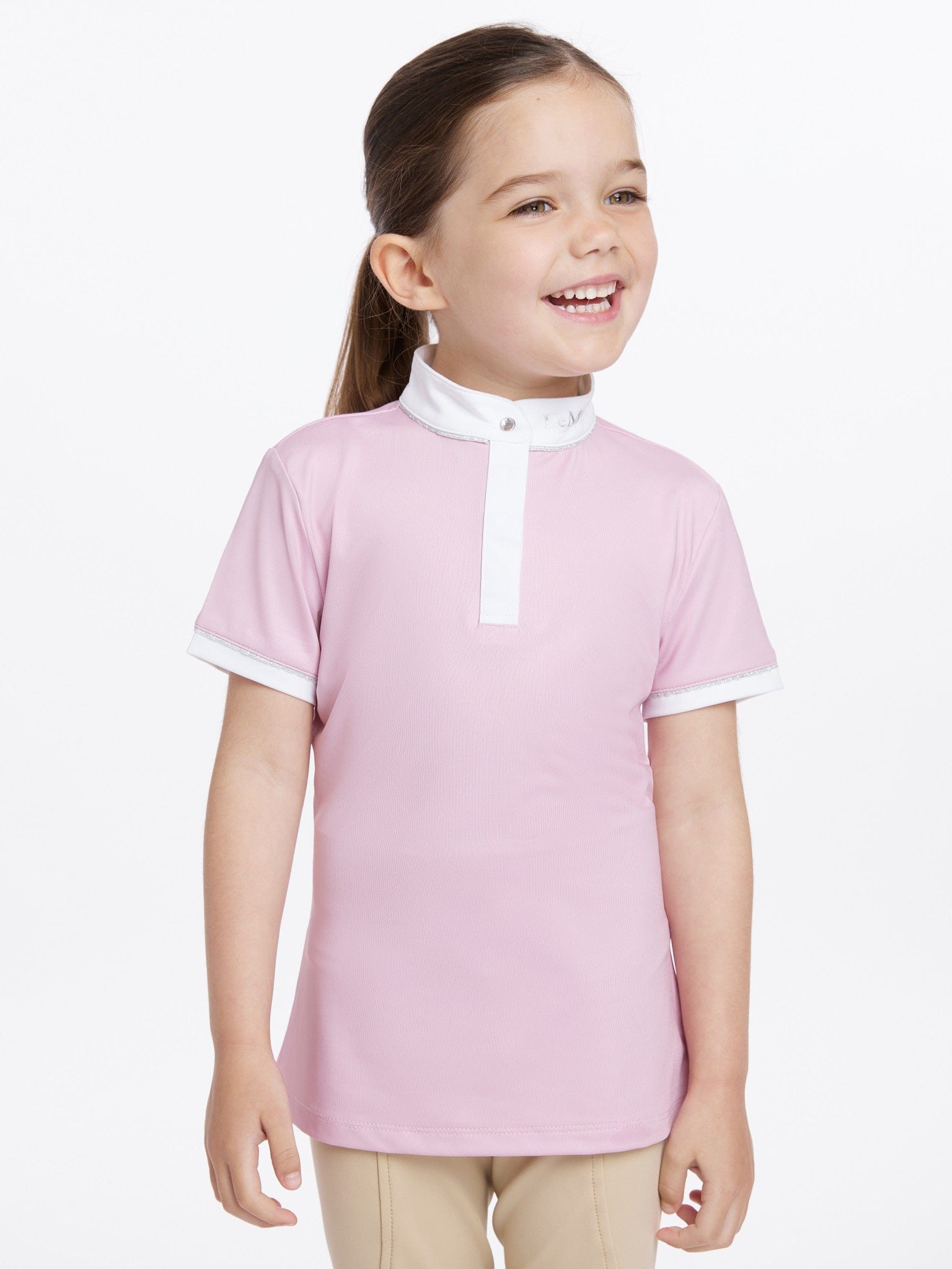 LeMieux Junior Bonnie Show Shirt - Blossom