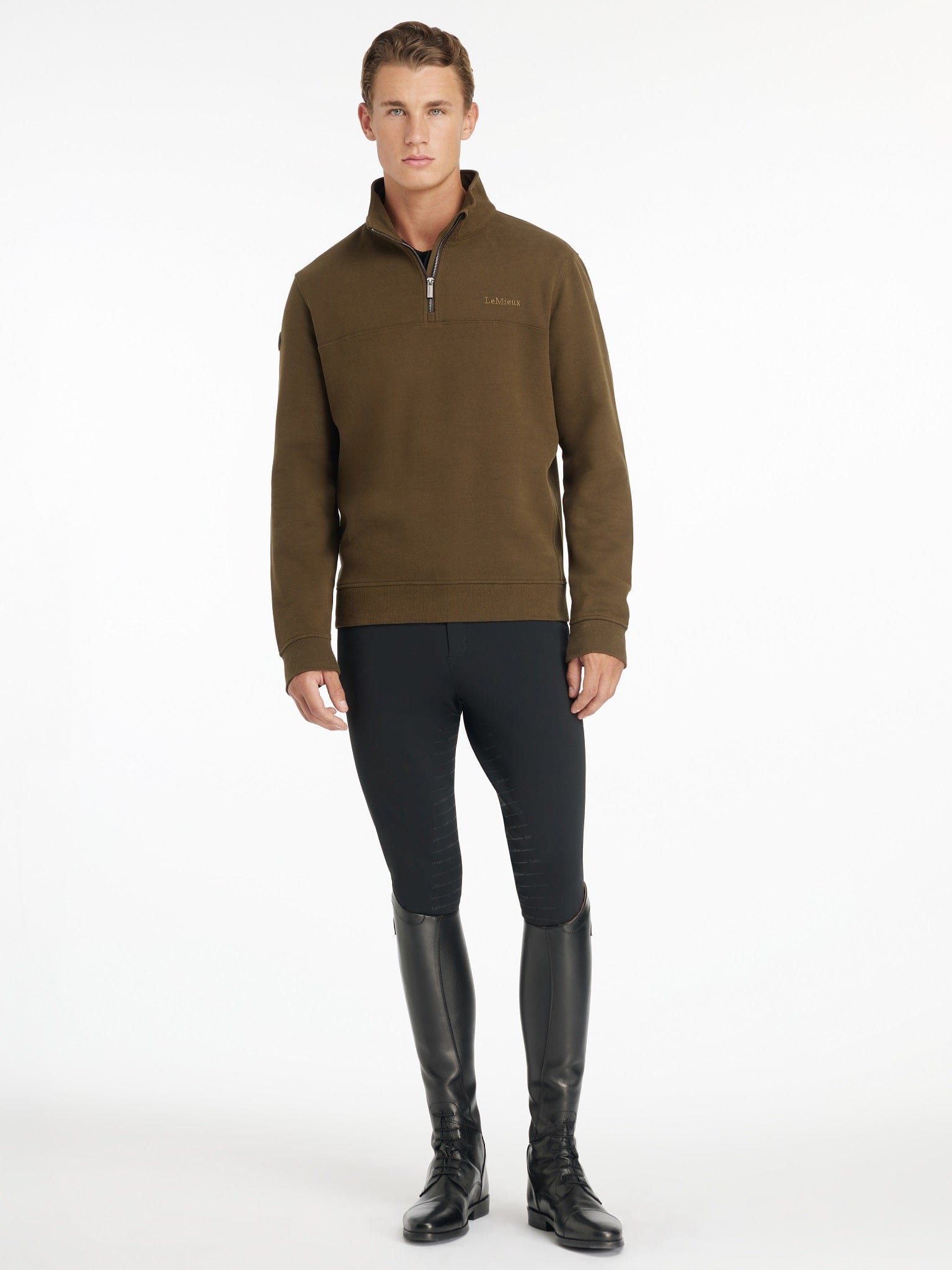 LeMieux Men's Quarter Neck Sweat