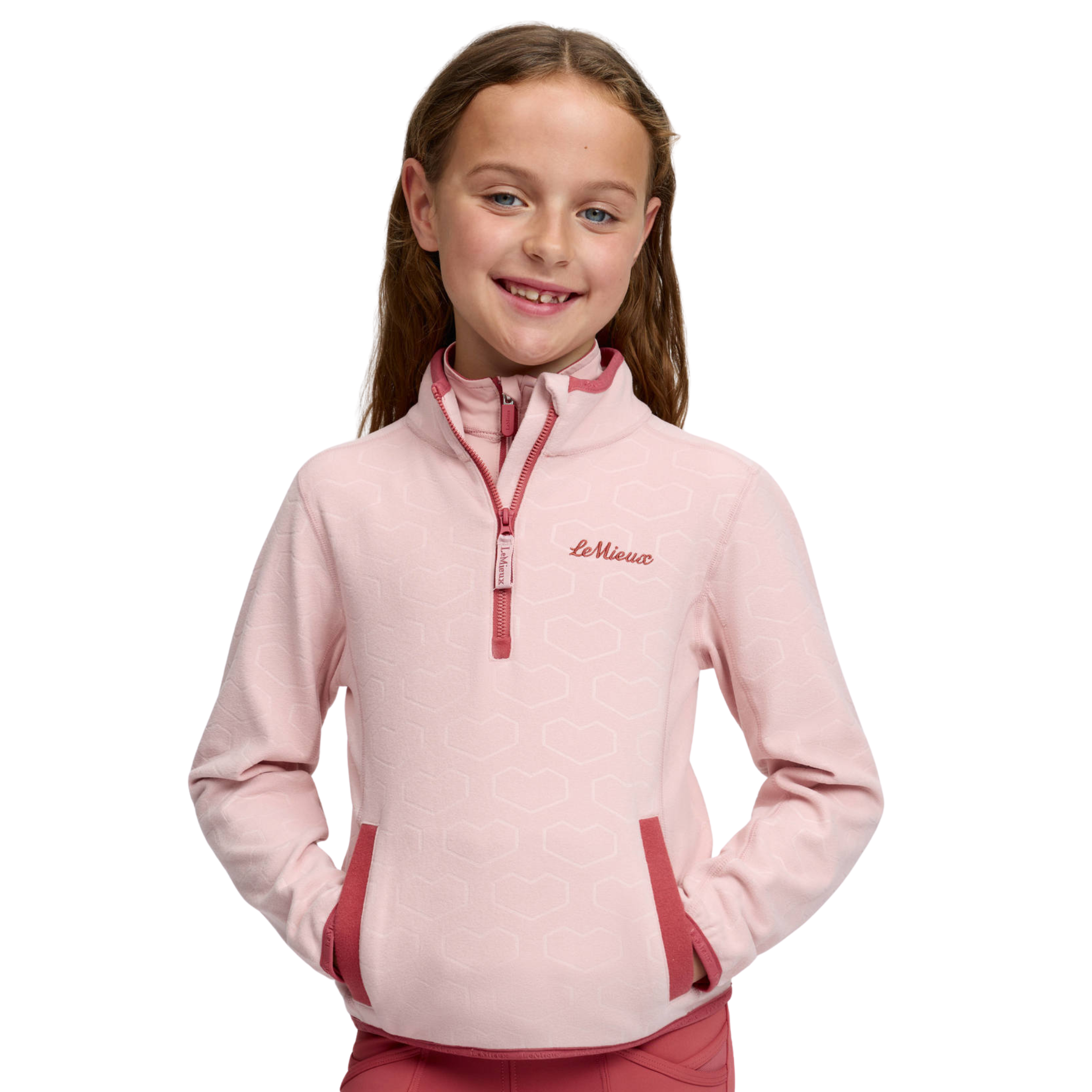 LeMieux Mini Juniors Maggie Quarter Zip Fleece Sweatshirt