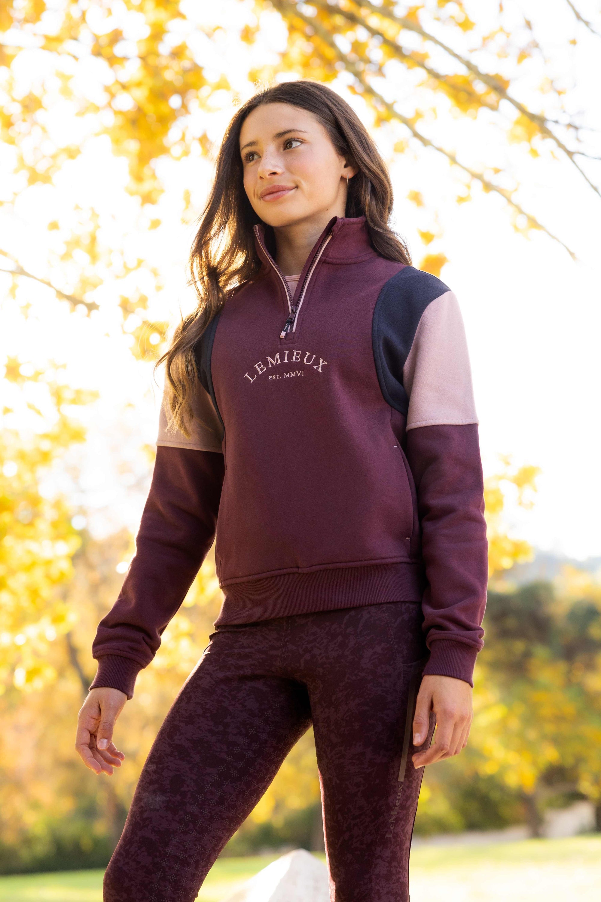 LeMieux Junior Viola Quarter Zip Sweatshirt