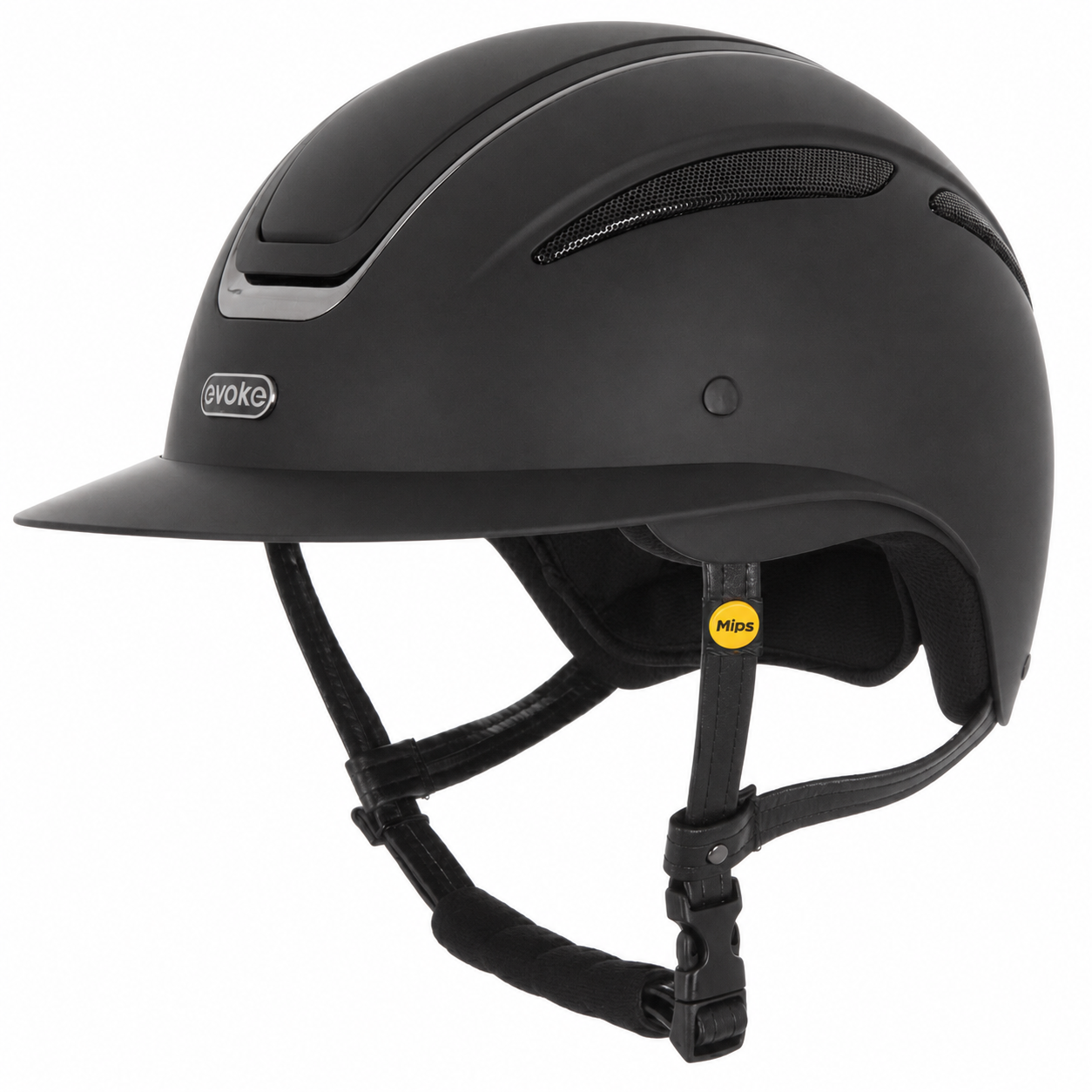 Evoke Callisto MIPS Wide Brim Helmet black matte/gunmetal