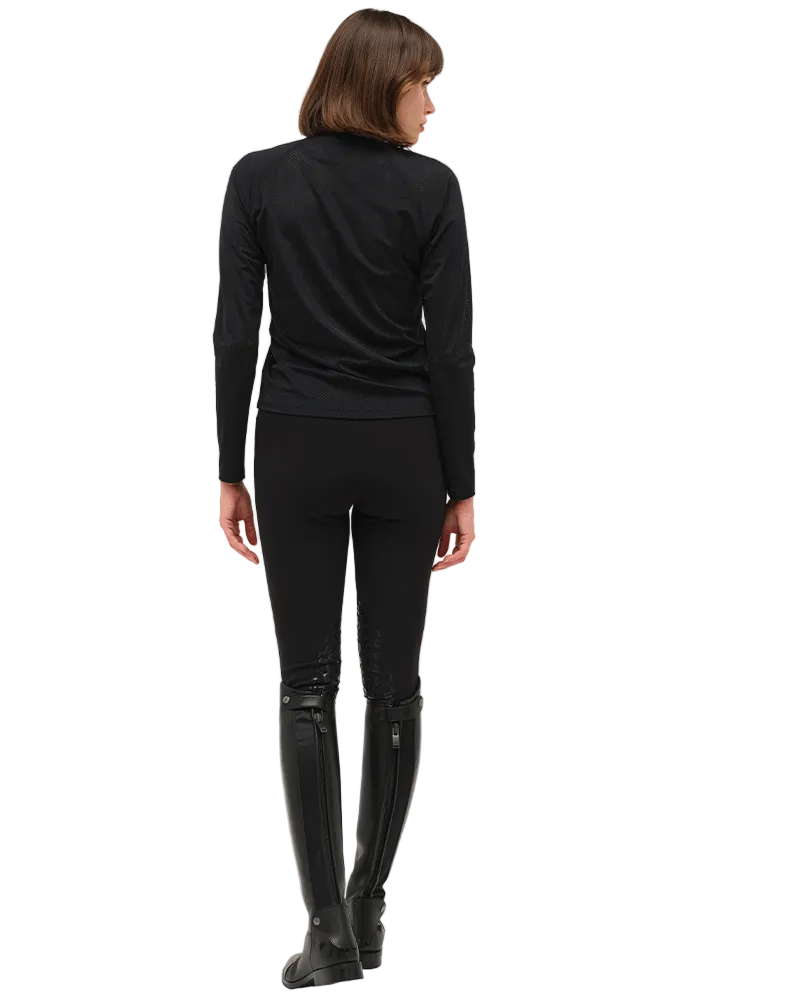 DADA Sport Jazz Long Sleeve Mesh Technical Riding Shirt Black