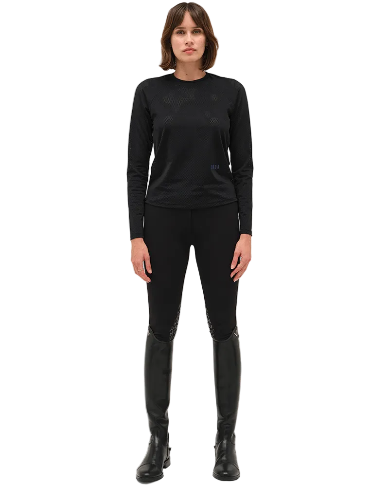 DADA Sport Jazz Long Sleeve Mesh Technical Riding Shirt Black