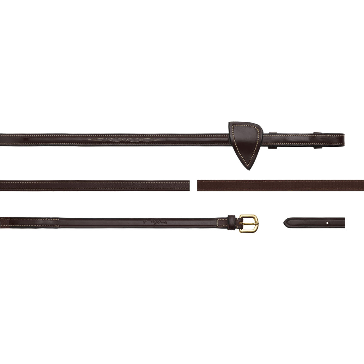 Dy'on D Collection 1/2" Hunter Reins