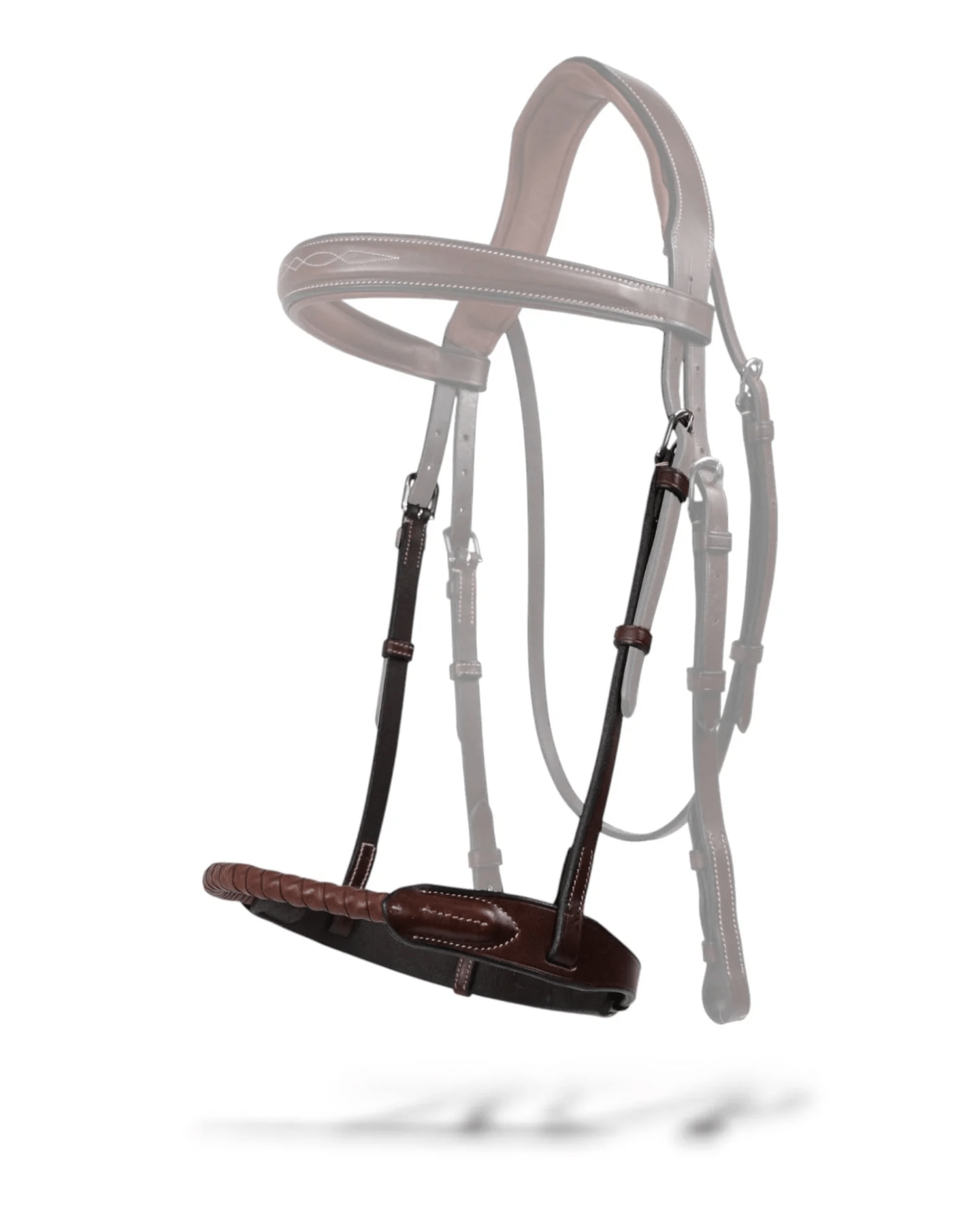 AJR Sports Leather Covered Rope Noseband