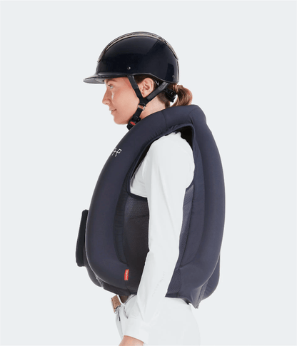 Horse Pilot Twist'Air 2.0 Airbag Vest - Navy inflated side view