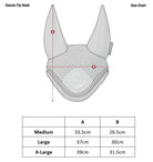 size chart fly hood