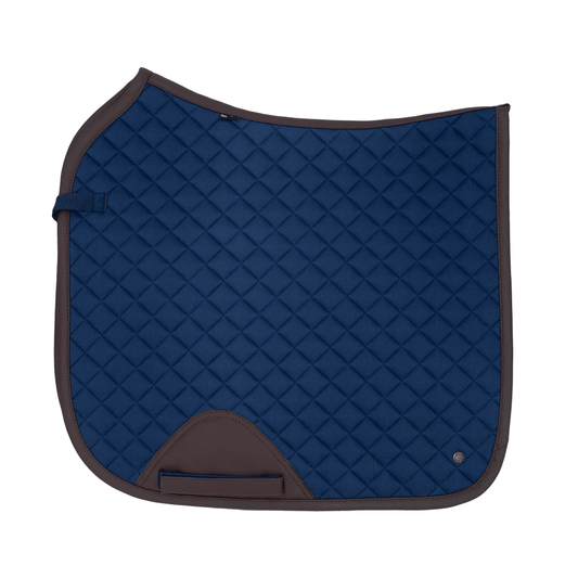 Sixteen Cypress Dressage Pad - Navy & Hickory