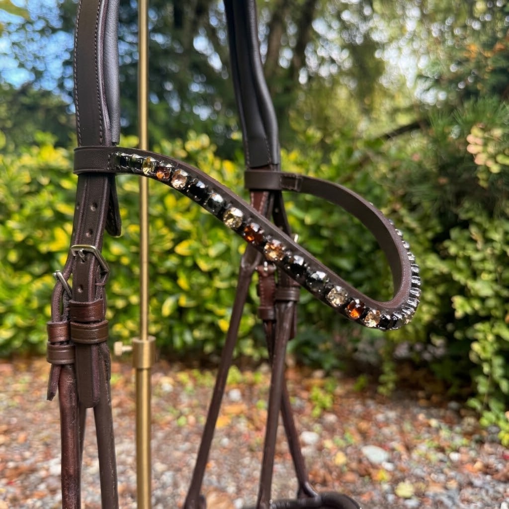 Otto Schumacher Bellevue Elegant Snaffle Bridle Brown
