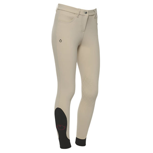 Cavalleria Toscana Junior Knee Patch Breech - Tan