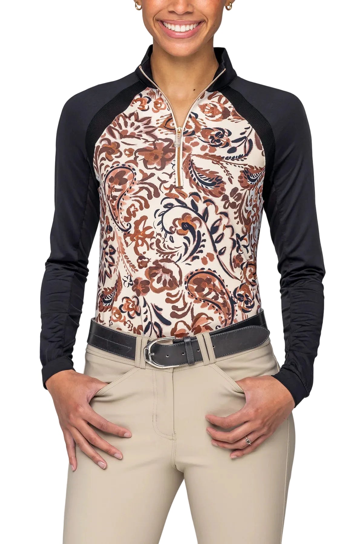 Kastel Denmark Long Sleeve 1/4 Zip Sun Shirt