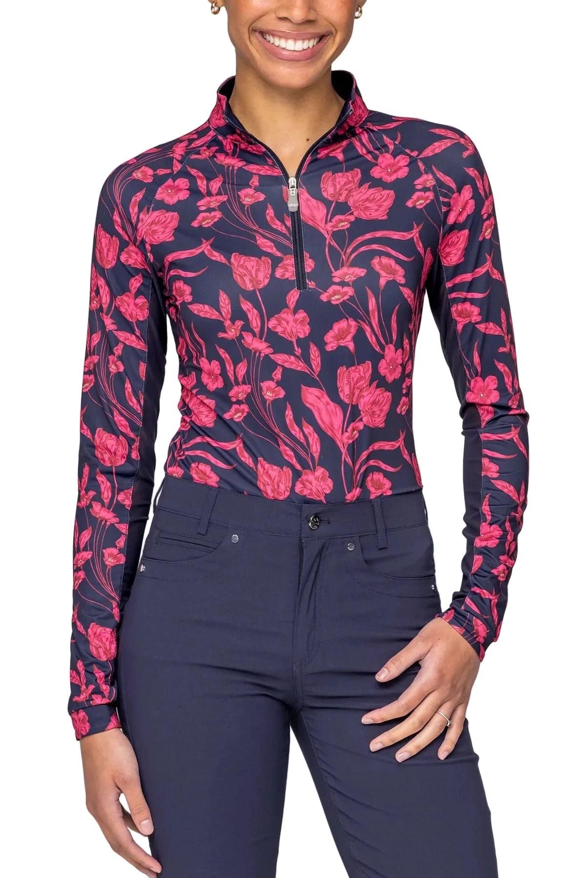 Kastel Denmark Long Sleeve 1/4 Zip Sun Shirt