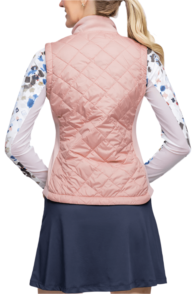 Kastel Denmark Quilted Vest - Blush