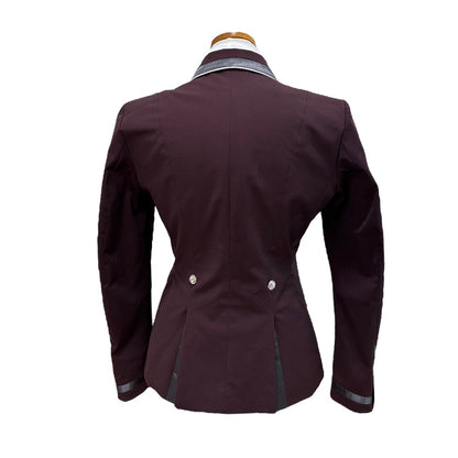 Flying Changes Charlotte Show Coat - Bordeaux with Grey - 38