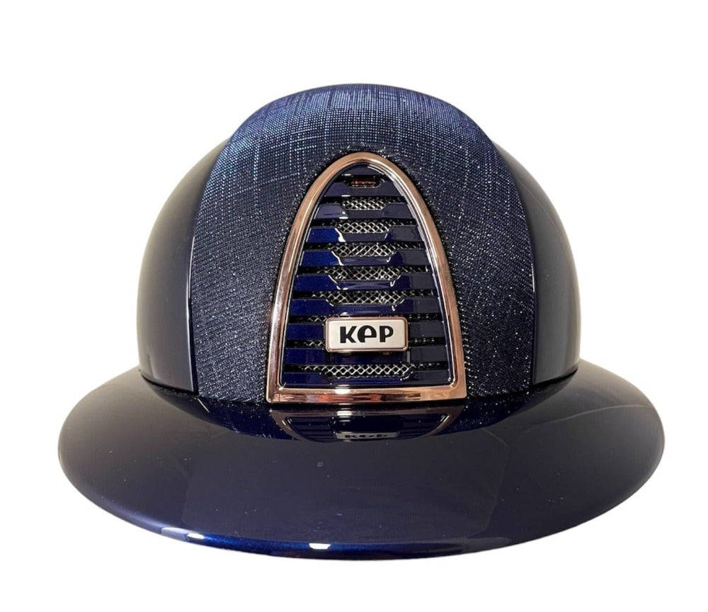 Custom KEP Cromo 2.0 - Polish Metal Blue Polo with Galassia Blue Front Insert