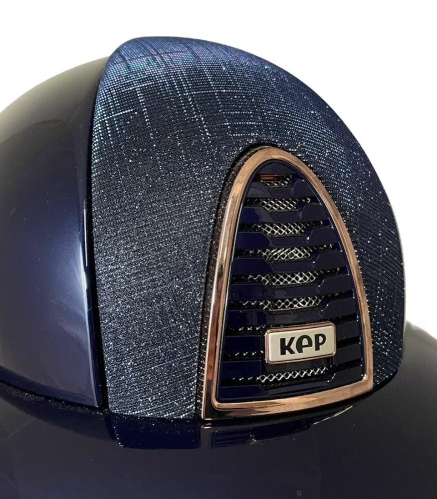Custom KEP Cromo 2.0 - Polish Metal Blue Polo with Galassia Blue Front Insert