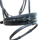 Otto Schumacher Elegant Snaffle Bridle with Patent Black - Horse
