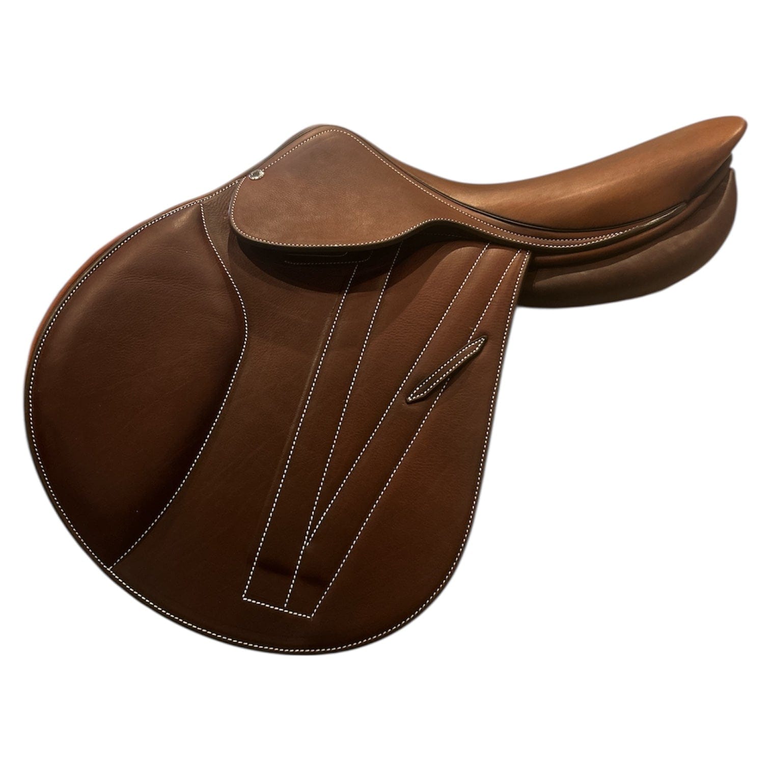 17" Butet Premium, "L" Half Deep Seat, 2.25 Flap, Premium Saddle