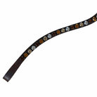 Otto Schumacher Browband - 8mm Rivoli XS Chocolate, Topaz, Golden Shadow & Moonlight