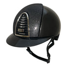 KEP Cromo 2.0 Shine Black with Glitter Black Front Insert Helmet