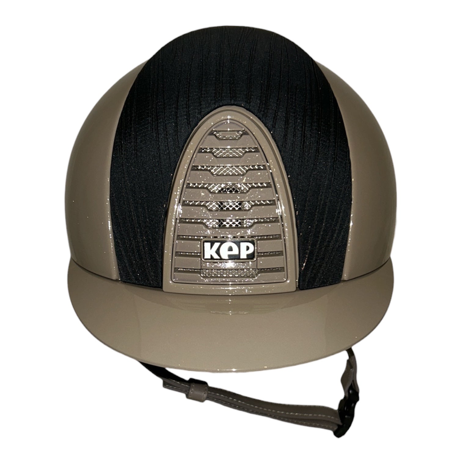 KEP Cromo 2.0 Diamond Taupe with Bronze Vesna Front Insert Helmet