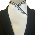 Plastronique Black & Sliver Crystal Custom Stock Tie
