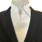 Plastronique Champagne & Pearl Crystal Drip Custom Stock Tie