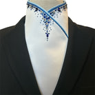 Plastronique Royal Blue & Light Blue Crystal Drip Custom Stock Tie