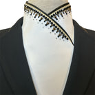 Plastronique Black & Gold Crystal Custom Stock Tie