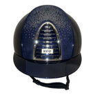 KEP Cromo 2.0 Polish Blue with Nebula Blue and Silver Front Insert Helmet