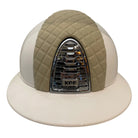KEP Cromo 2.0 Polish White with Milano Beige Insert and Polo Brim Helmet