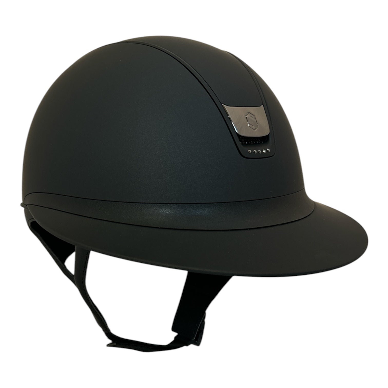 Samshield 2.0 Miss Shield With Chrome Blazon and 5 Jet Hematite Shadowmatt Helmet