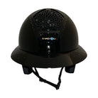 Freejump Voronoï Glossy Black Crystal Helmet with Temple Protection Includes Liner
